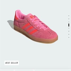 NWT | Adidas Originals | Gazelle Indoor | Beam Pink Solar Red | 6.5